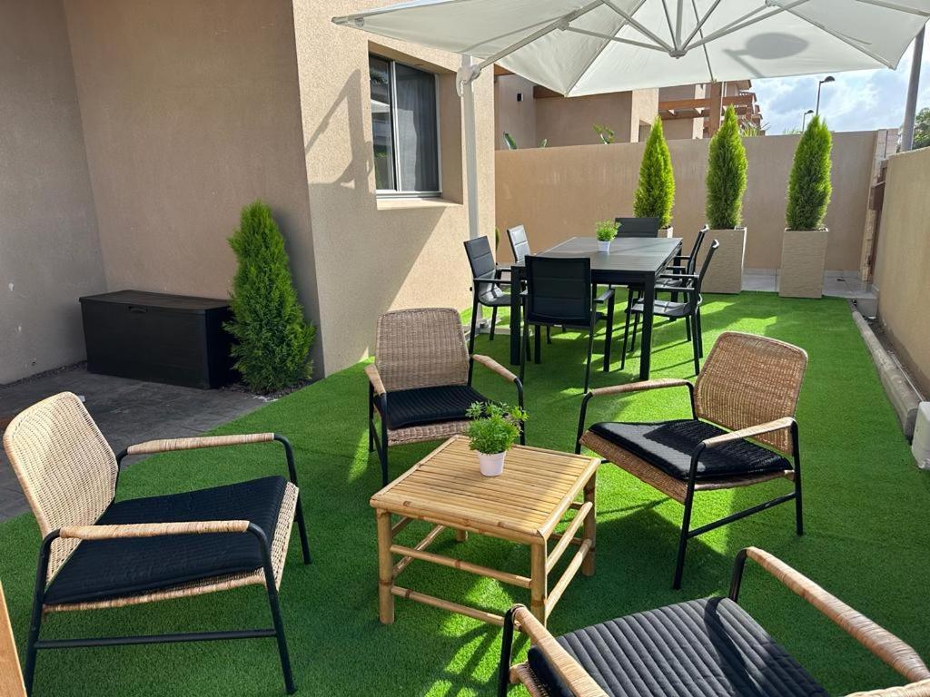 Golf Tenerife South XX Wheel Accessible Shower XX Free Wifi XX Private Pool 30 Degrees XX Two Terraces 30M2X60M2 Xxfree Parking XX Mountain View XX Flatscreen 65 Inch XX San Miguel de Abona Extérieur photo