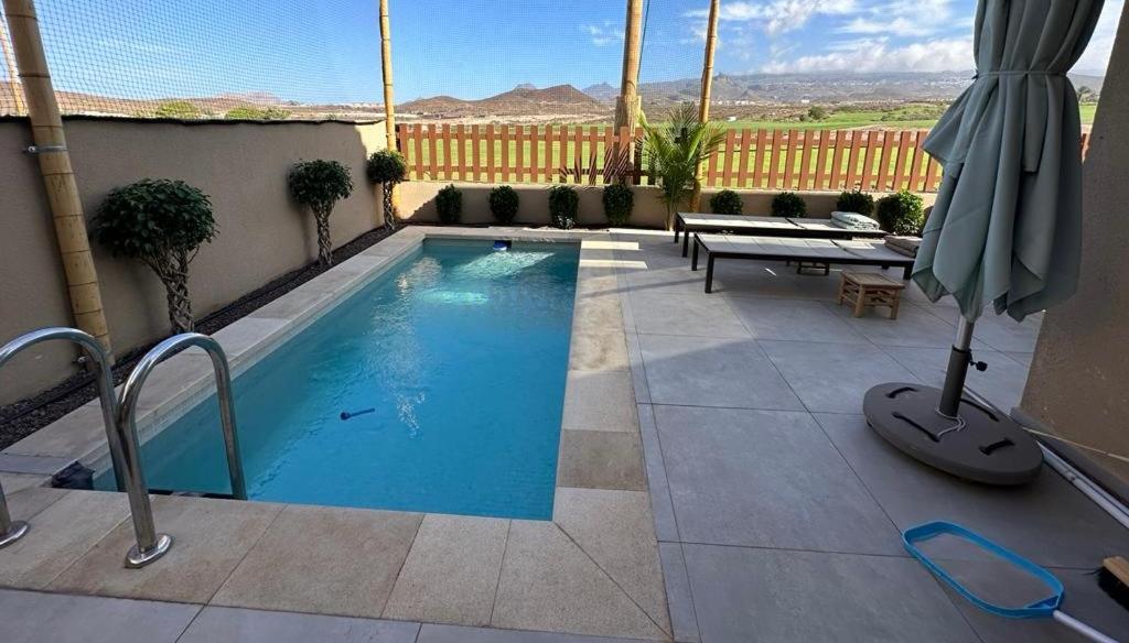 Golf Tenerife South XX Wheel Accessible Shower XX Free Wifi XX Private Pool 30 Degrees XX Two Terraces 30M2X60M2 Xxfree Parking XX Mountain View XX Flatscreen 65 Inch XX San Miguel de Abona Extérieur photo