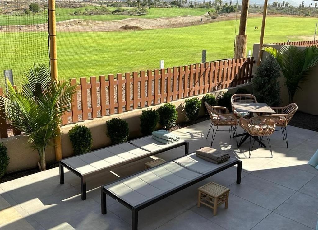 Golf Tenerife South XX Wheel Accessible Shower XX Free Wifi XX Private Pool 30 Degrees XX Two Terraces 30M2X60M2 Xxfree Parking XX Mountain View XX Flatscreen 65 Inch XX San Miguel de Abona Extérieur photo