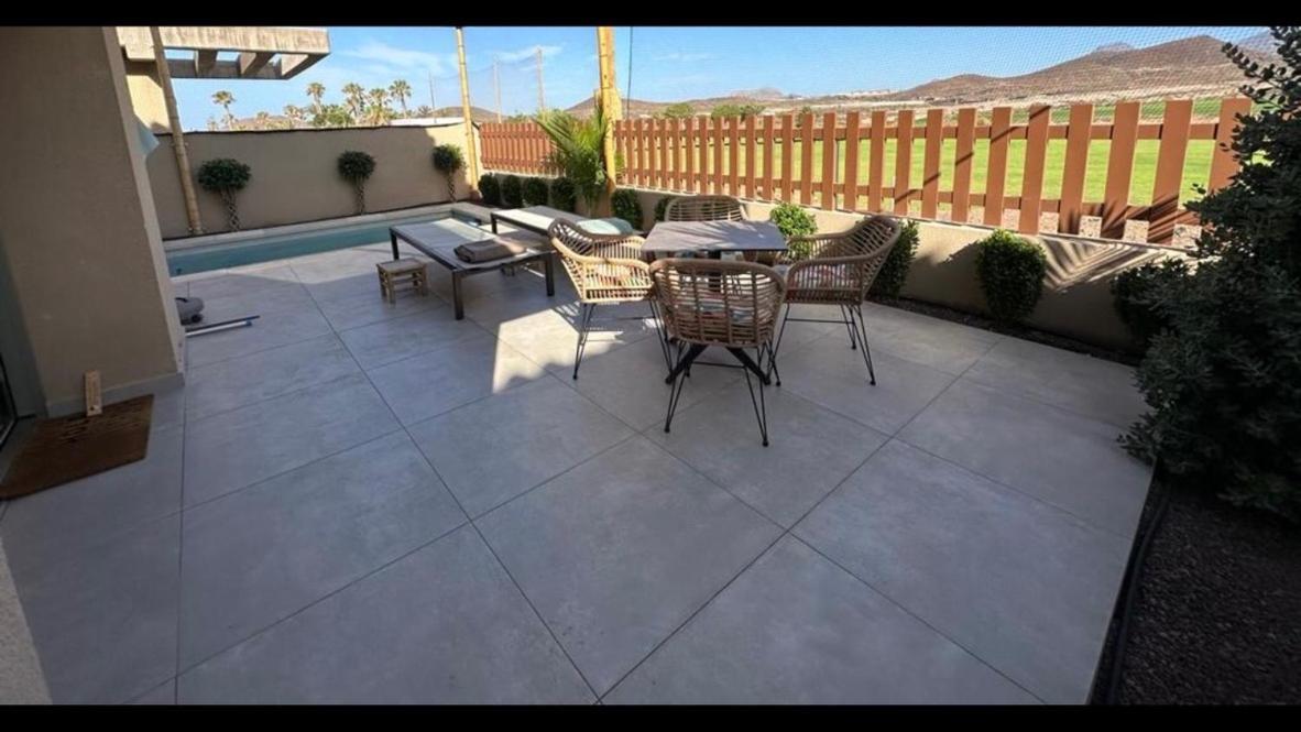 Golf Tenerife South XX Wheel Accessible Shower XX Free Wifi XX Private Pool 30 Degrees XX Two Terraces 30M2X60M2 Xxfree Parking XX Mountain View XX Flatscreen 65 Inch XX San Miguel de Abona Extérieur photo